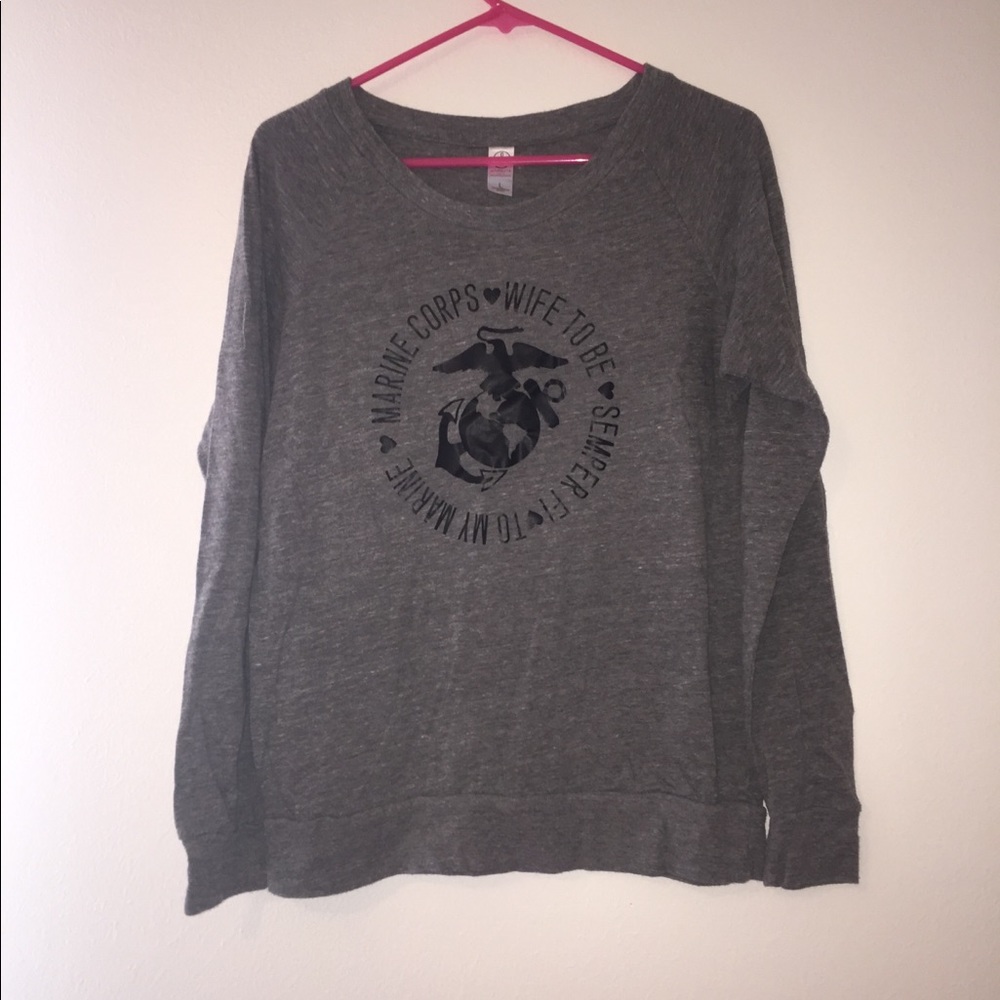 Marine fiancée shirt. USMC